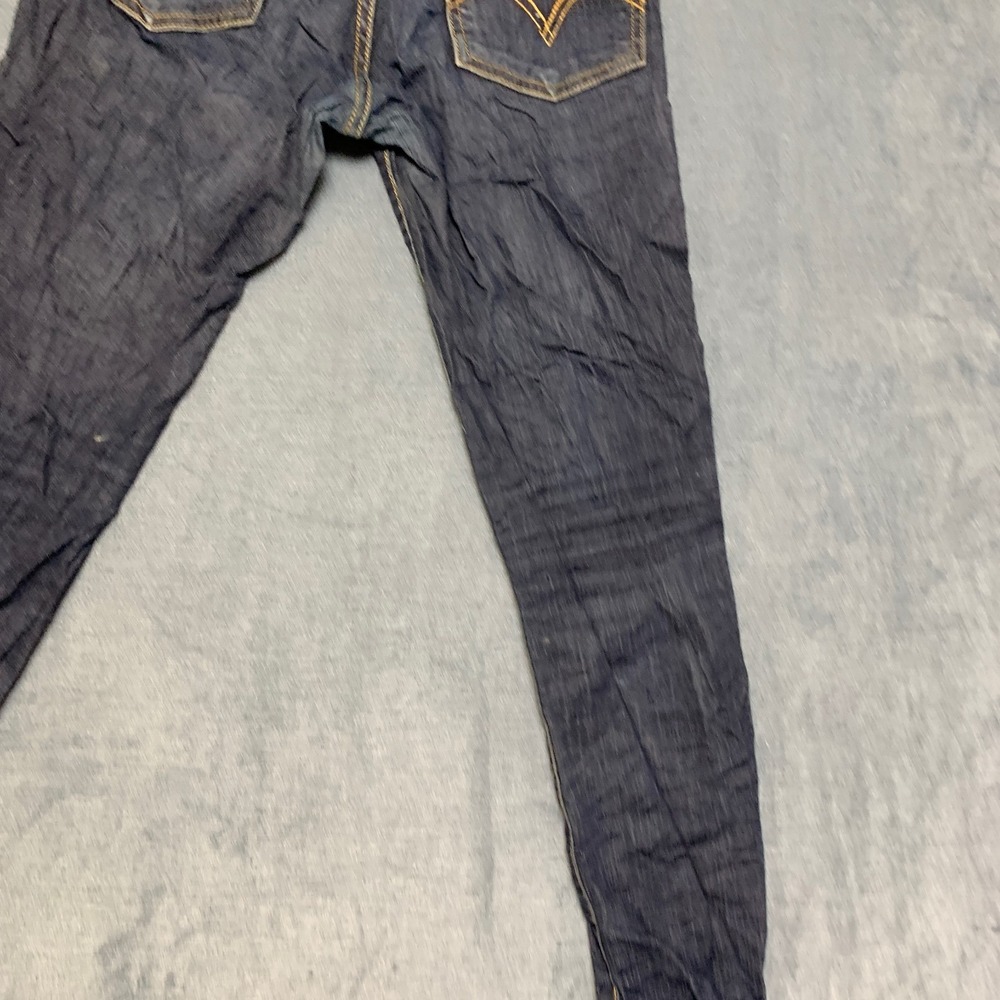 Levi's 524 Too Superlow Skinny Jeans Womens 7 Medium Blue Denim Cotton Stretch - Picture 8 of 16